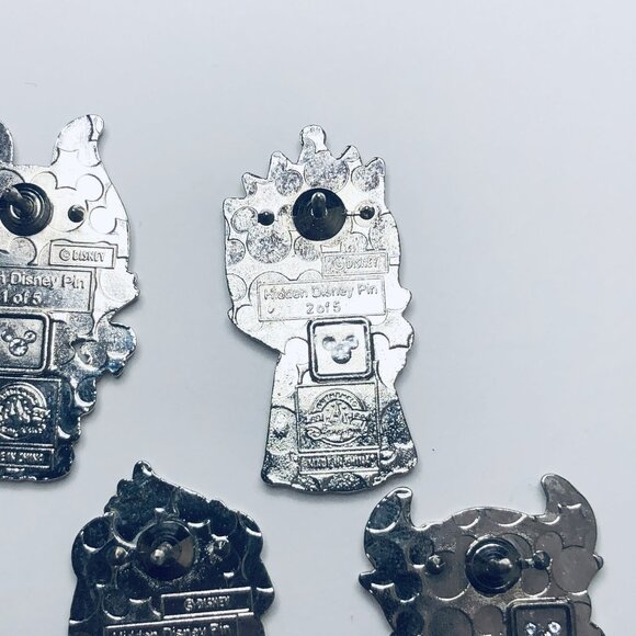 2024 Hidden Disney Disney Villains Complete Set Of 5 Pins - Picture 8 of 11